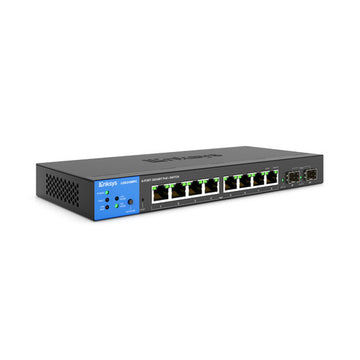 Linksys 8-Port Managed Gigabit PoE+ Switch with 4 10G SFP+ Uplinks 740W TAA Compliant LGS352MPC